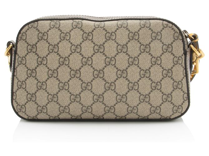 Gucci GG Supreme Neo Vintage Messenger Castaño Beige - vista 3