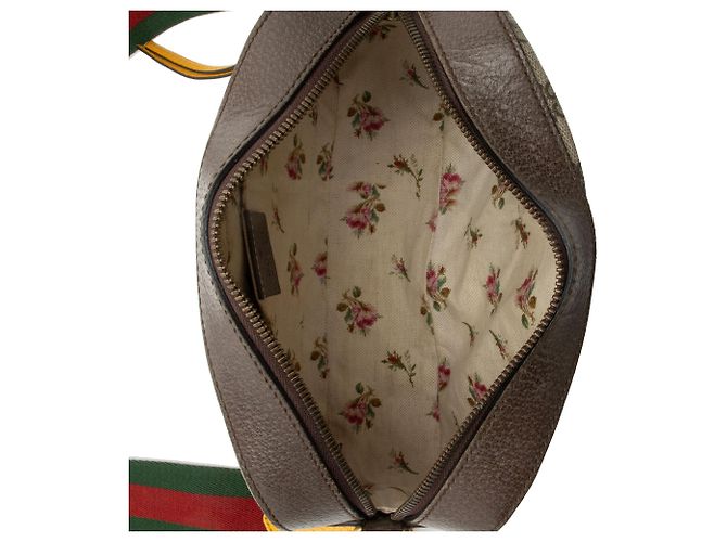 Gucci GG Supreme Neo Vintage Messenger Castaño Beige - vista 7