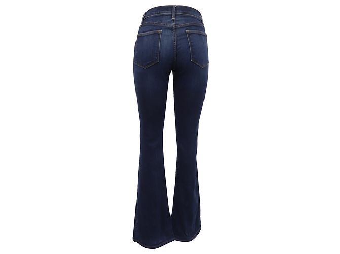 Frame Denim Vaqueros acampanados Frame en algodón azul marino - vista 3