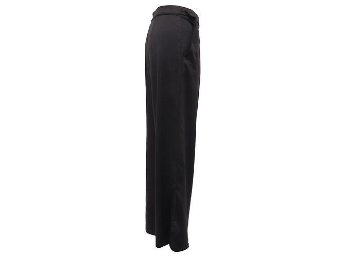 Autre Marque Pantalones Wide-Leg Fleur Du Mal en poliéster negro - vista 2