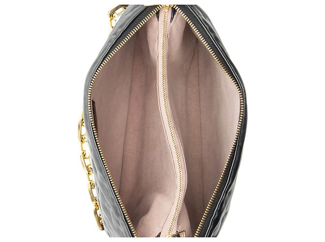 Borsa a tracolla Coussin PM in pelle di agnello con Monogram in rilievo Louis Vuitton Nero - vista 6