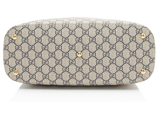 Gucci GG Supreme Linea A Hobo Blu - vista 4