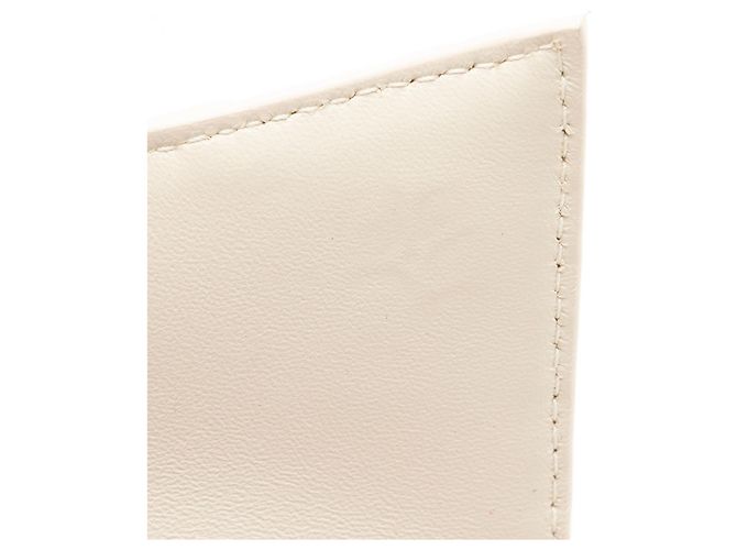 Balenciaga Hourglass Small Top Handle in pelle di vitello embossed croc lucida Marrone Beige - vista 10