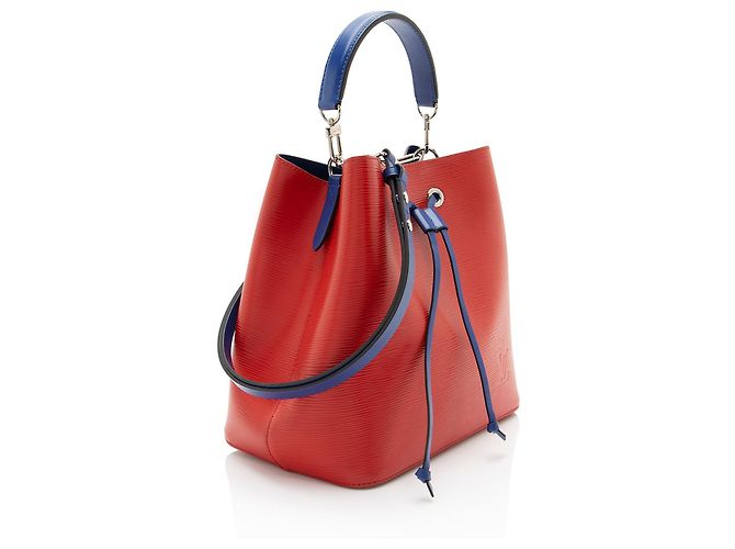 Néonoé Borsa a tracolla Louis Vuitton Neonoe in pelle Epi Blu - vista 2
