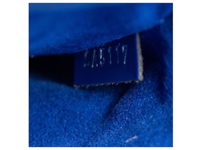 Néonoé Borsa a tracolla Louis Vuitton Neonoe in pelle Epi Blu - vista 6