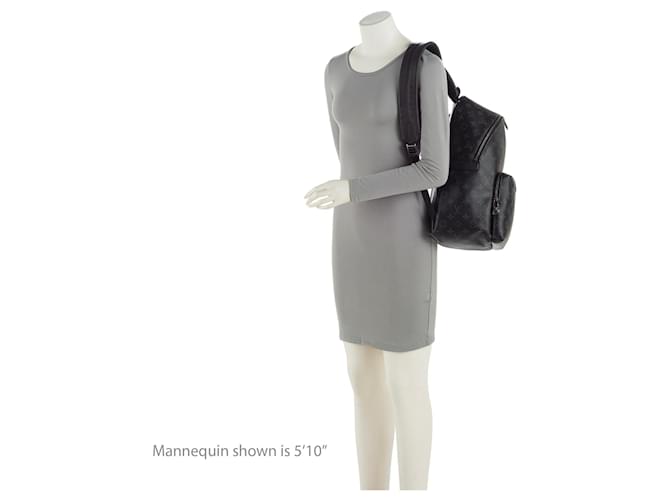 Louis Vuitton Monogram Eclipse Discovery PM Rucksack Schwarz - Ansicht 5