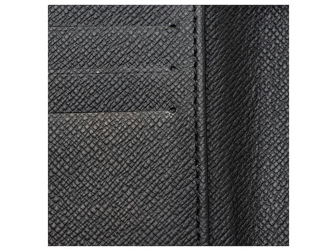 Portafoglio Multiple in pelle Taiga Louis Vuitton Nero - vista 10