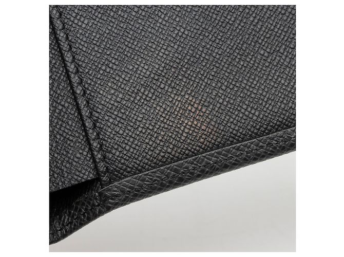 Portafoglio Multiple in pelle Taiga Louis Vuitton Nero - vista 9