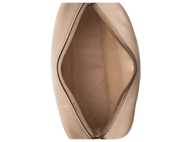 Bolso pequeño GG Marmont de piel matelassé Gucci Castaño Beige - vista 7