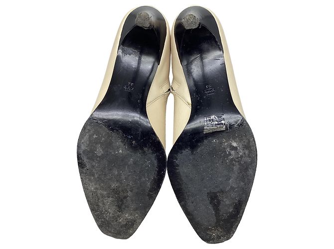 Botines de tacón Alix de 3.1 Phillip Lim en cuero crema Blanco Crudo - vista 9