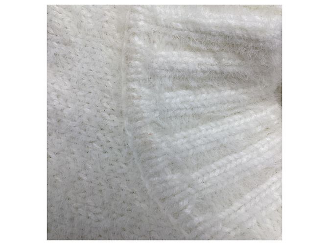 Autre Marque Top sem mangas com gola alta LPA em nylon branco Cru - vista 6