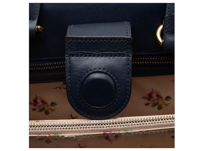 Gucci Matelasse Denim Pearl GG Marmont Small Tote Blau - Ansicht 10