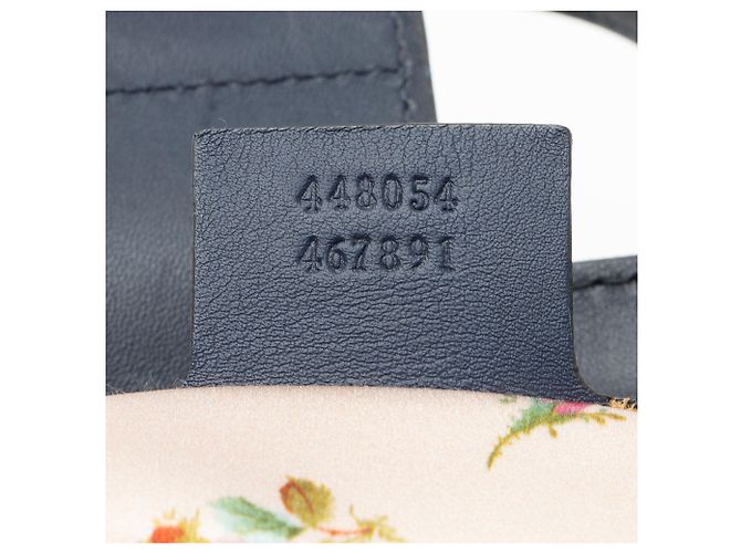 Gucci Matelasse Denim Pearl GG Marmont Small Tote Blau - Ansicht 6