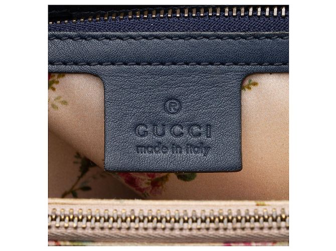 Gucci Matelasse Denim Pearl GG Marmont Small Tote Blau - Ansicht 8