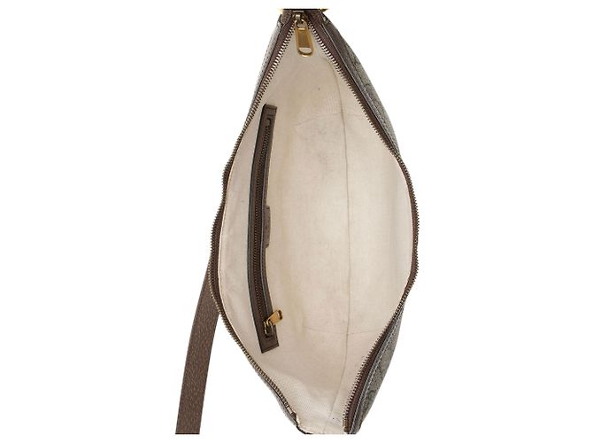Borsa a tracolla media Gucci GG Supreme Ophidia Marrone Beige - vista 7
