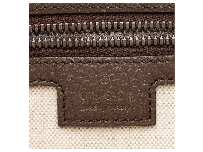 Borsa a tracolla media Gucci GG Supreme Ophidia Marrone Beige - vista 8