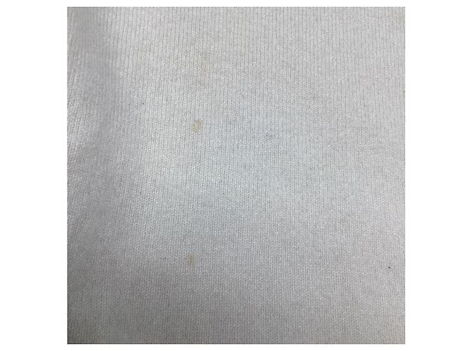Autre Marque Extreme Cashmere X n°108 One-Shoulder Top aus cremefarbenem Kaschmir Weiß Roh - Ansicht 5