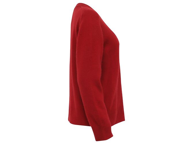 Autre Marque Pull Safi LouLou Studio en cachemire rouge - vue 3