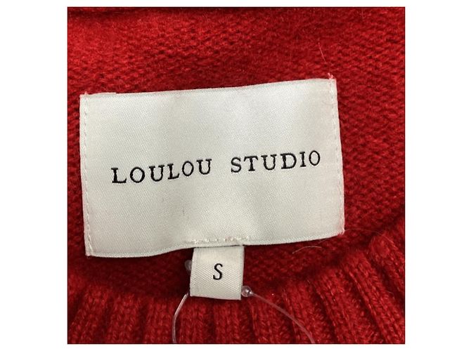 Autre Marque Pull Safi LouLou Studio en cachemire rouge - vue 7
