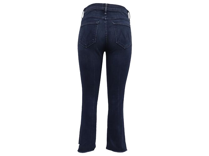 Vaqueros cortos Mother Frayed en algodón azul - vista 3