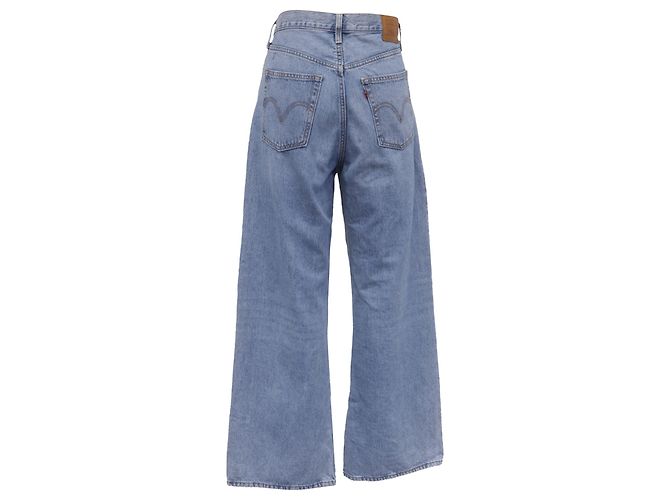 Vaqueros Levi's de talle alto y pernera ancha en algodón azul - vista 3