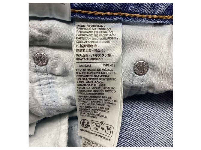 Vaqueros Levi's de talle alto y pernera ancha en algodón azul - vista 5