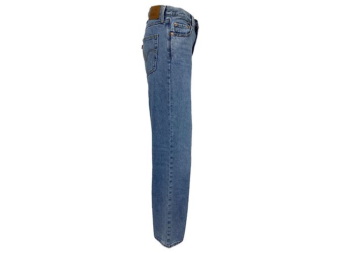 Vaqueros Levi's de talle alto y pernera ancha en algodón azul - vista 7