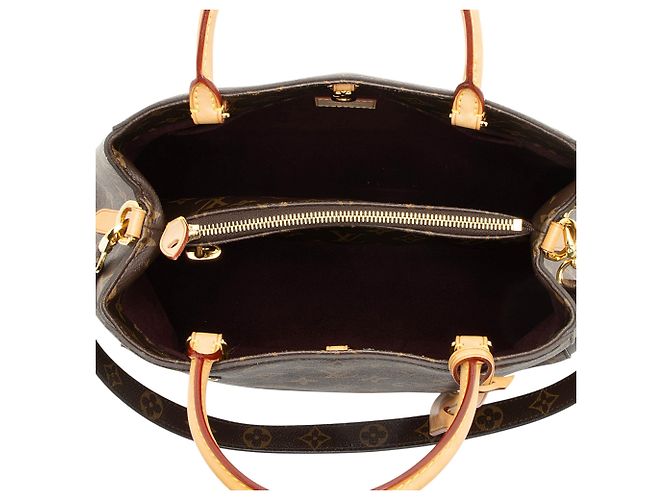 Borsa Tote Louis Vuitton Monogram Canvas Montaigne MM Marrone - vista 7