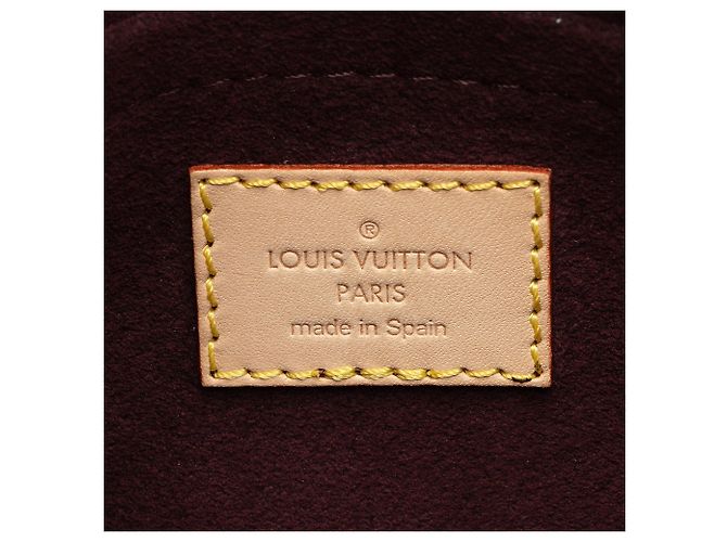 Borsa Tote Louis Vuitton Monogram Canvas Montaigne MM Marrone - vista 8