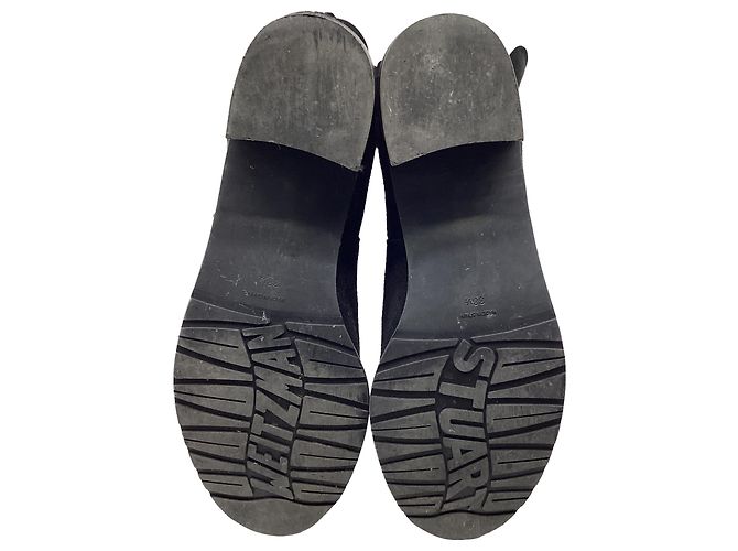 Stivali sopra il ginocchio Stuart Weitzman Reserve in camoscio nero - vista 10