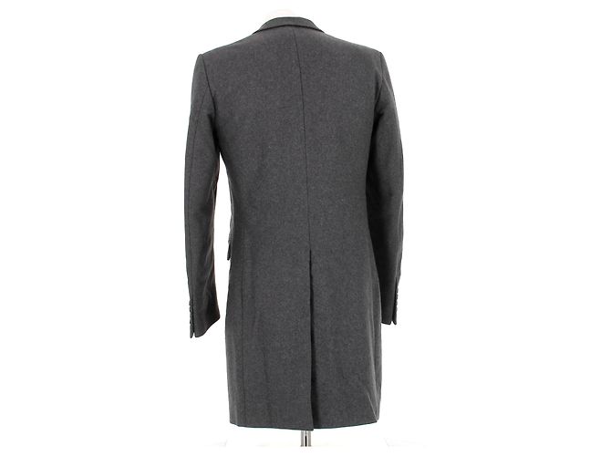 Dior Grauer Wollmantel - Ansicht 2