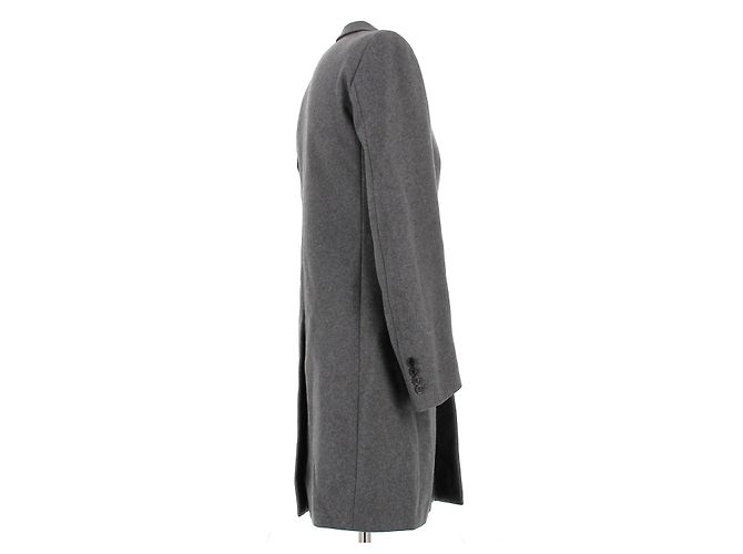 Dior Grauer Wollmantel - Ansicht 3
