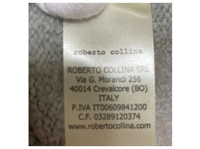 Autre Marque Gilet scollo a V Roberto Collina Marrone - vista 7