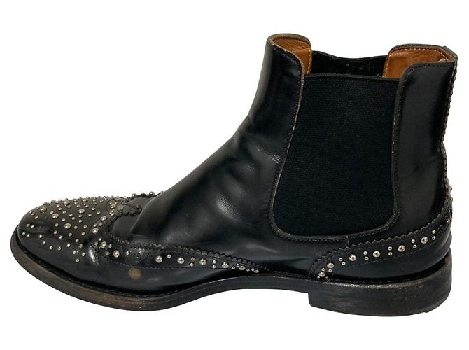 Autre Marque Church's Ketsby MET Leather Chelsea Boots Nero - vista 3