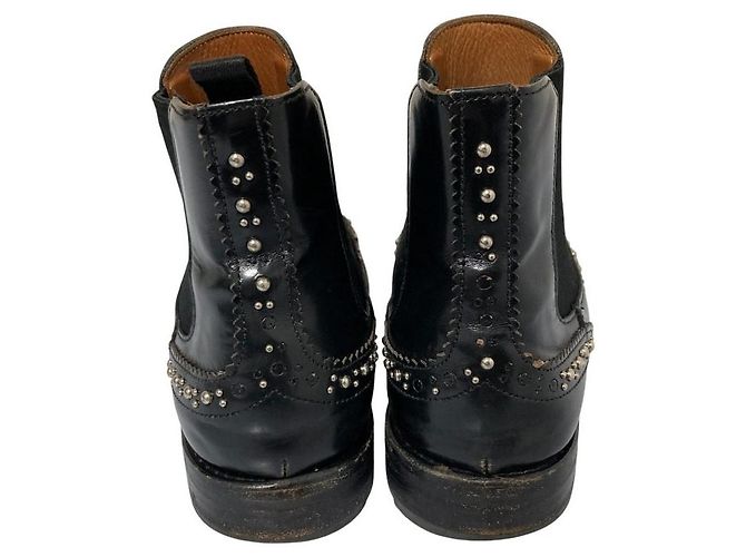 Autre Marque Church's Ketsby MET Leather Chelsea Boots Nero - vista 4