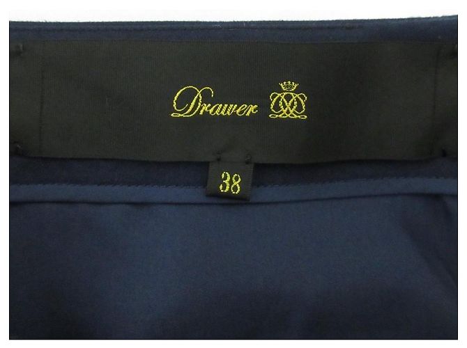 Autre Marque Falda de tweed a cuadros con flecos Drawer Azul Azul claro - vista 10
