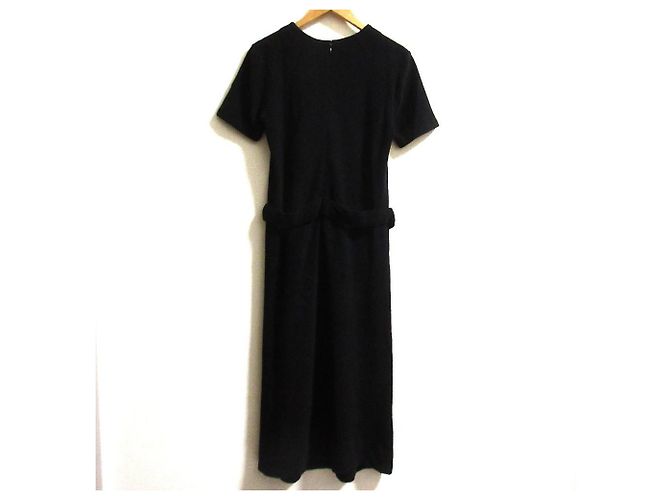 Autre Marque INGEBORG Strick 2-Way Jackenkleid Ensemble Schwarz - Ansicht 10