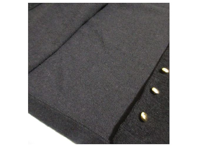 Autre Marque INGEBORG Strick 2-Way Jackenkleid Ensemble Schwarz - Ansicht 8