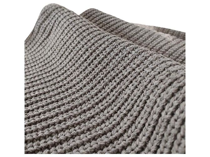 Autre Marque HER. Gestrickter langer Schal Braun - Ansicht 2
