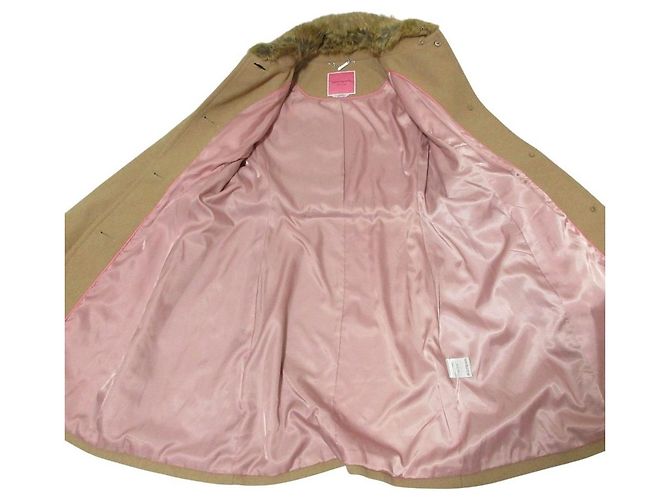 Abrigo de lana y piel sintética kate spade new york Beige - vista 6