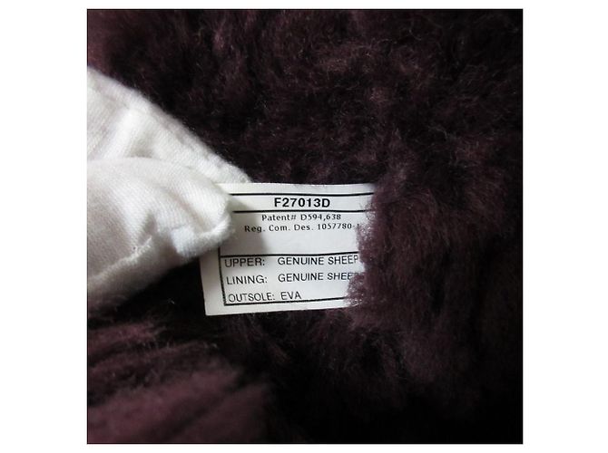 Autre Marque Stivali in pelle di pecora UGG BAILEY BOW Porpora - vista 10