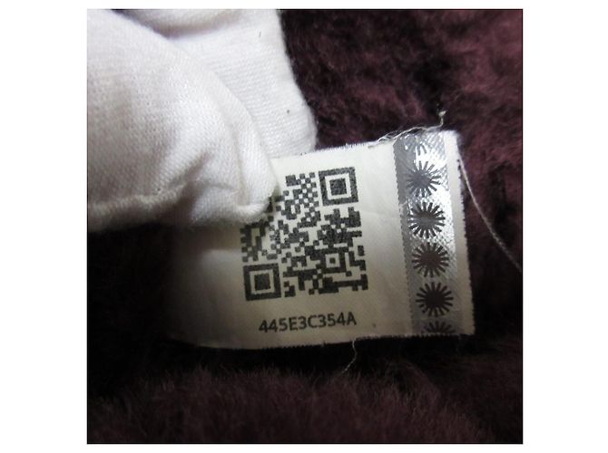Autre Marque Stivali in pelle di pecora UGG BAILEY BOW Porpora - vista 11