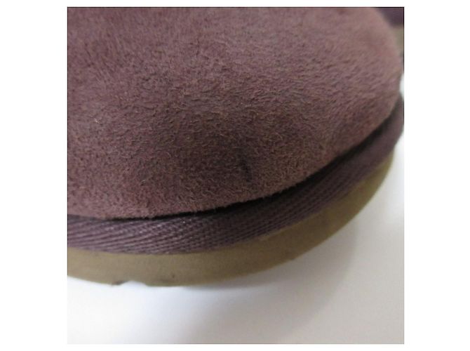 Autre Marque Stivali in pelle di pecora UGG BAILEY BOW Porpora - vista 18