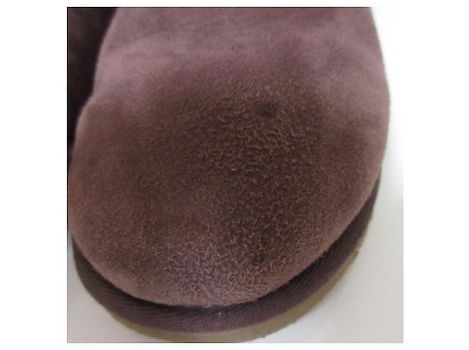 Autre Marque Stivali in pelle di pecora UGG BAILEY BOW Porpora - vista 19