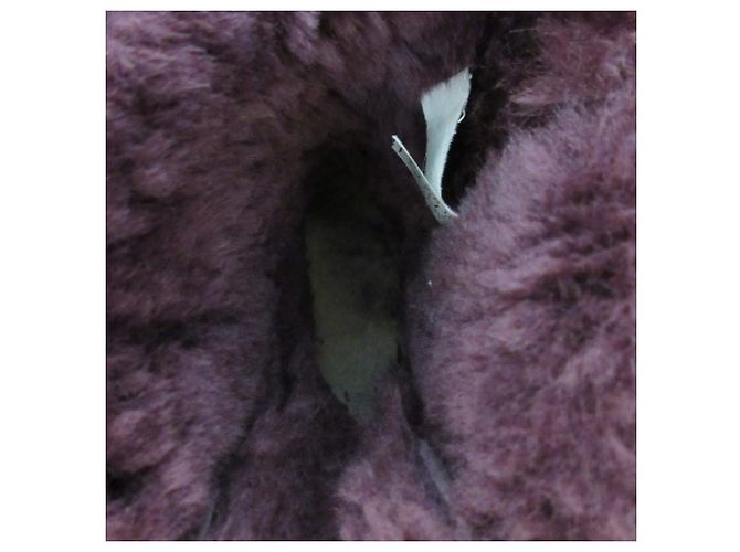 Autre Marque Stivali in pelle di pecora UGG BAILEY BOW Porpora - vista 7
