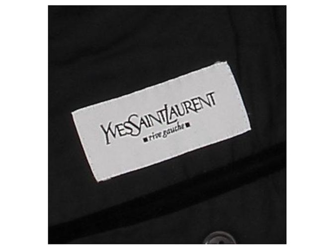 Yves Saint Laurent Schwarze Samtjacke - Ansicht 6