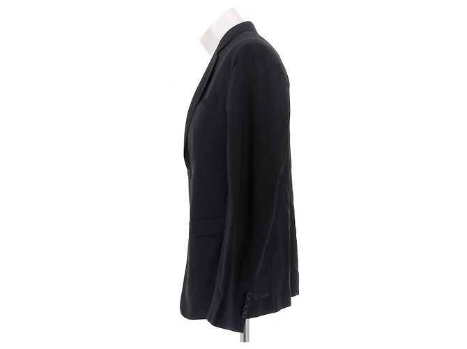 Dior Navy Blue Wool Blazer - view 3