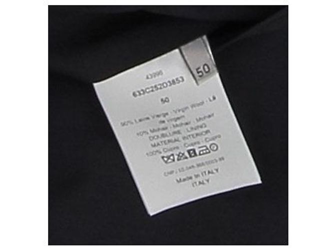 Dior Navy Blue Wool Blazer - view 5