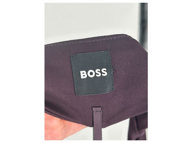 Vestido de punto Hugo Boss morado Púrpura - vista 7