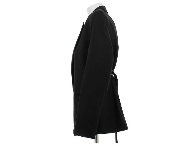 Victoria Beckham Schwarzer Blazer mit quadratischem Schnitt - Ansicht 4